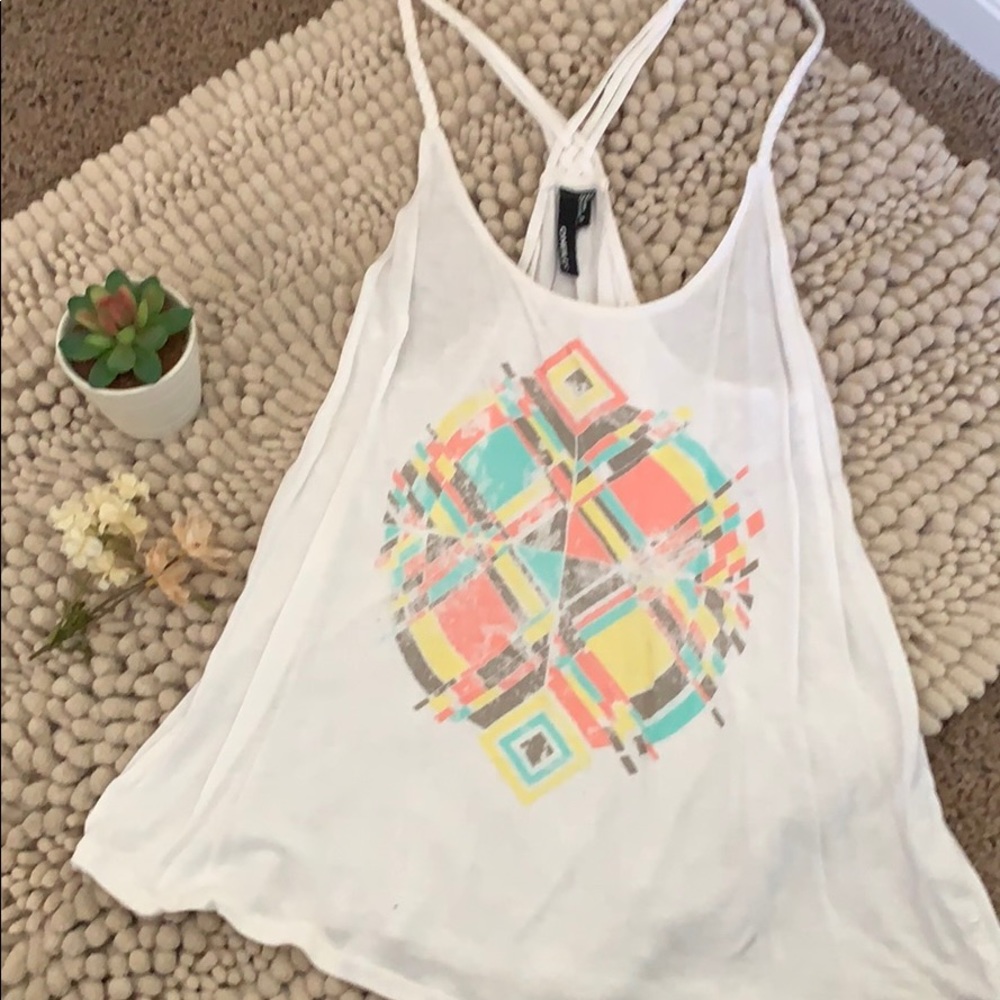 White O’Neil tank top, size small.